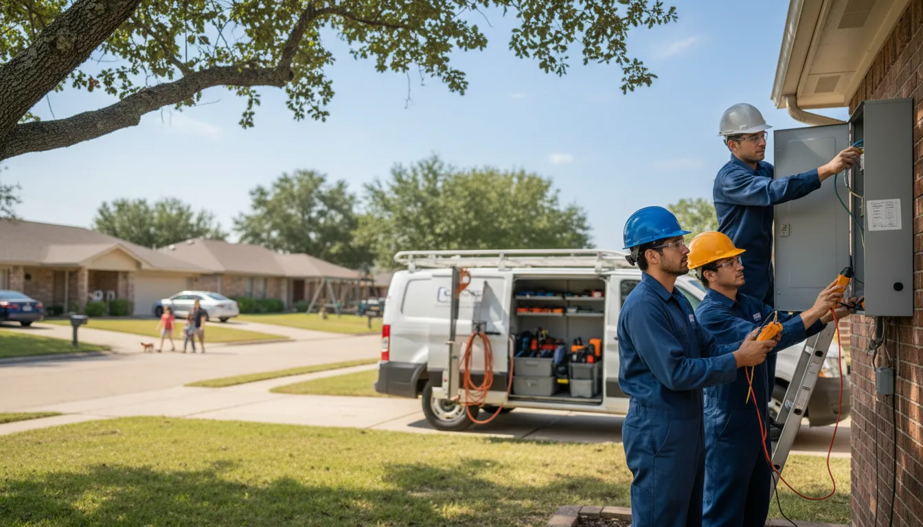 Certified electrician providing emergency electrical services in Bell, FL